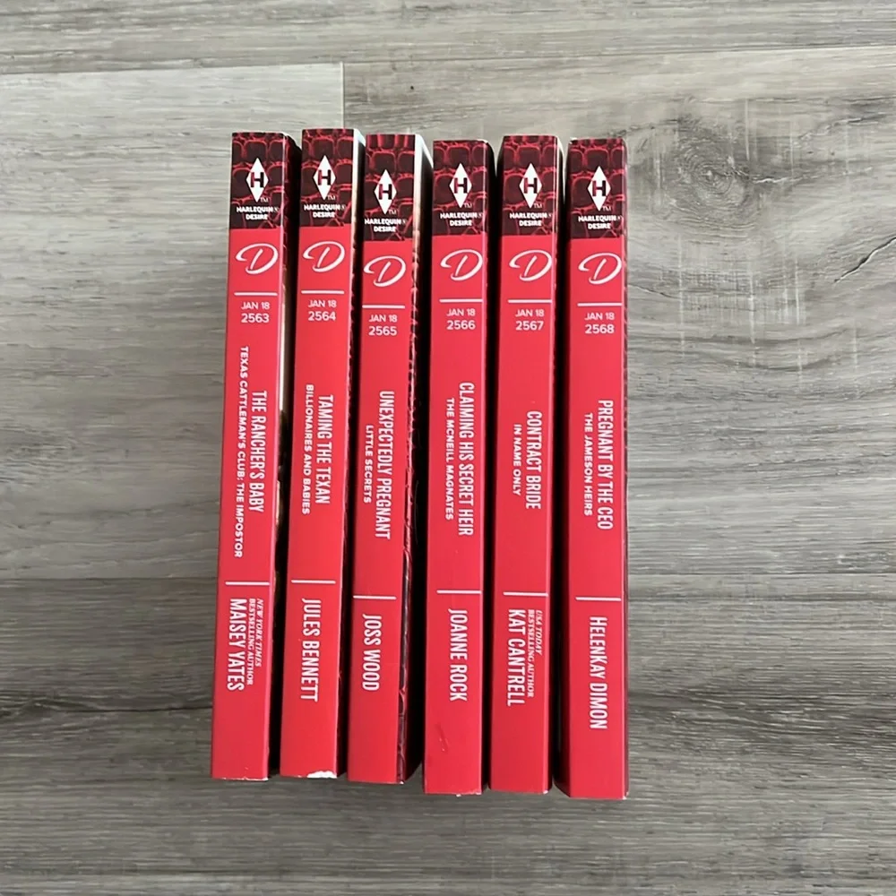 6 NWT Harlequin Desire Paperback Romance Novels - Picture 15 of 15